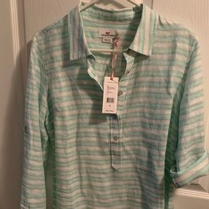 Vineyard Vines Tonal Stripe Popover Stripe